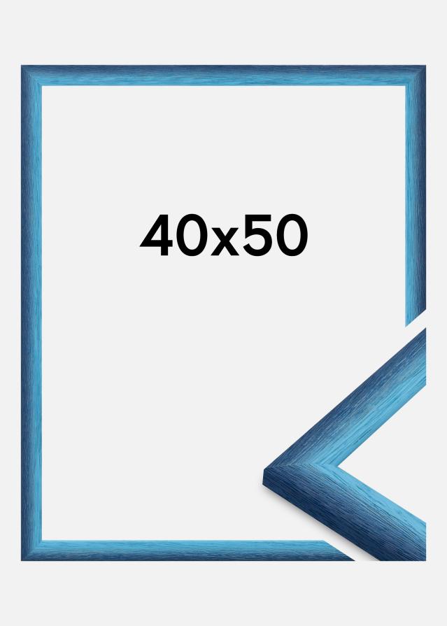 Jämtlands Ramfabrik Rahmen Cornwall Acrylglas Dunkelblau 40x50 cm
