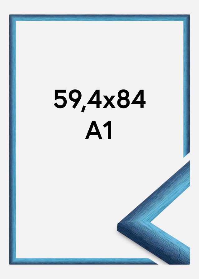 Jämtlands Ramfabrik Rahmen Cornwall Acrylglas Dunkelblau 59,4x84,1 cm (A1)