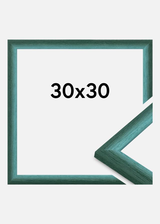 Jämtlands Ramfabrik Rahmen Cornwall Acrylglas Dunkelgrün 30x30 cm