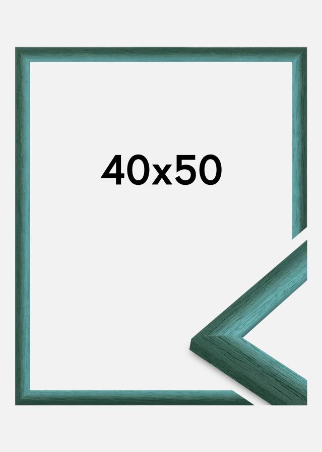 Jämtlands Ramfabrik Rahmen Cornwall Acrylglas Dunkelgrün 40x50 cm
