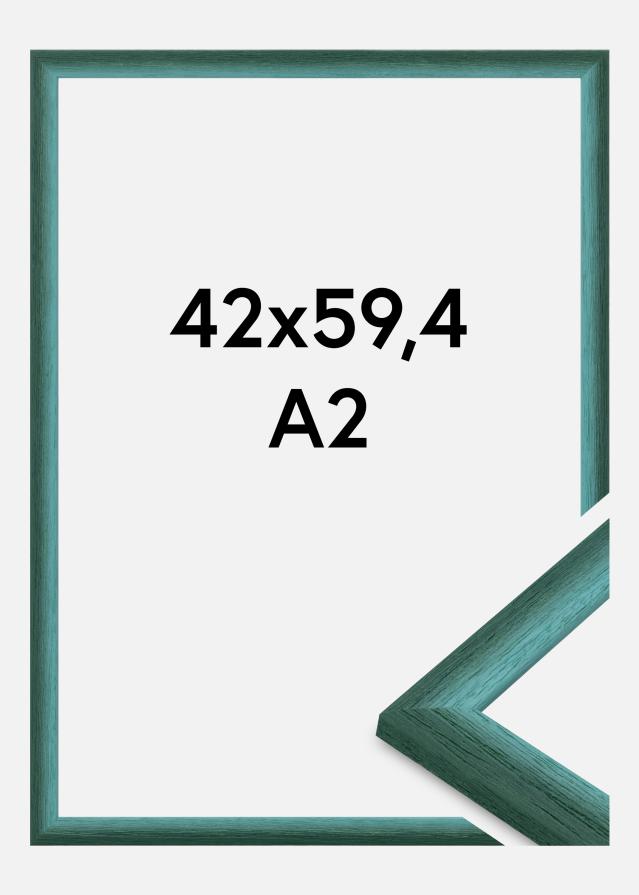 Jämtlands Ramfabrik Rahmen Cornwall Acrylglas Dunkelgrün 42x59,4 cm (A2)