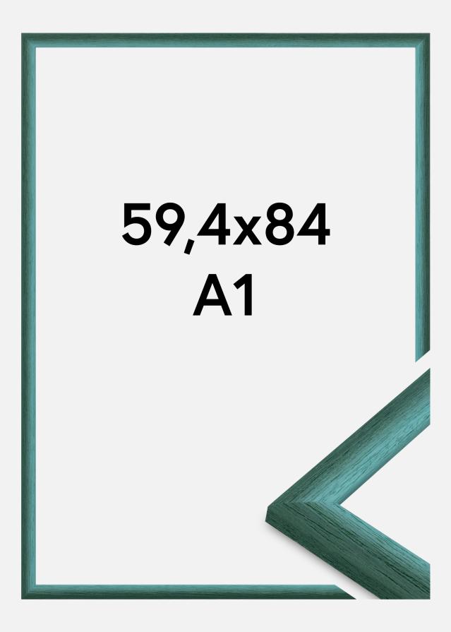Jämtlands Ramfabrik Rahmen Cornwall Acrylglas Dunkelgrün 59,4x84,1 cm (A1)