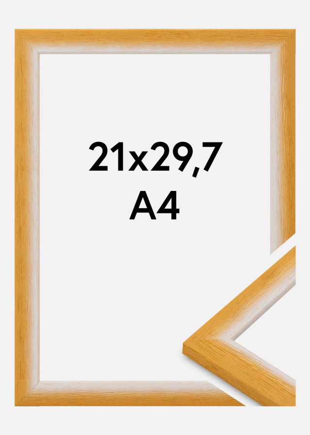 Jämtlands Ramfabrik Rahmen Cornwall Acrylglas Gold 21x29,7 cm (A4)
