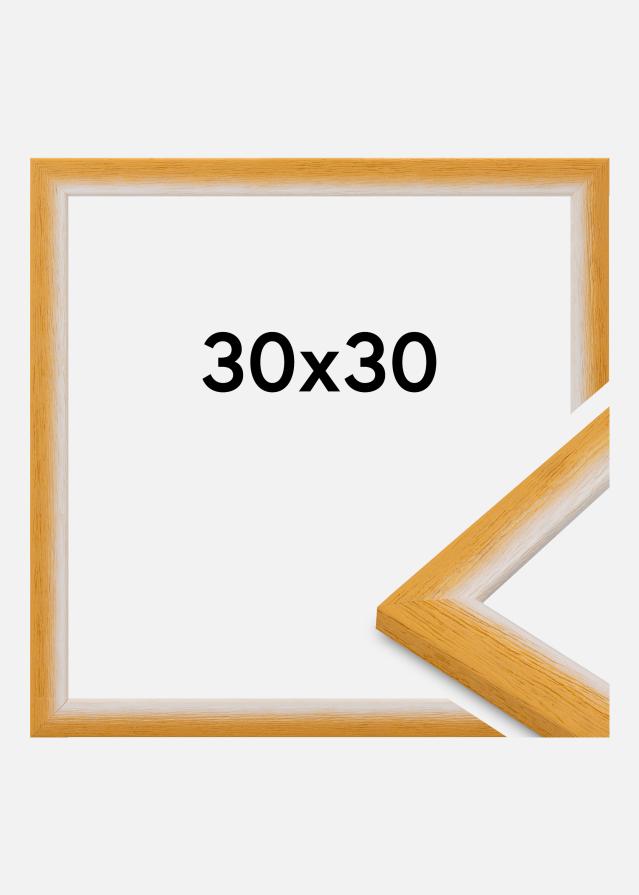 Jämtlands Ramfabrik Rahmen Cornwall Acrylglas Gold 30x30 cm