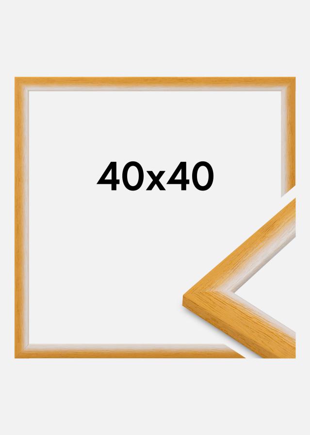 Jämtlands Ramfabrik Rahmen Cornwall Acrylglas Gold 40x40 cm