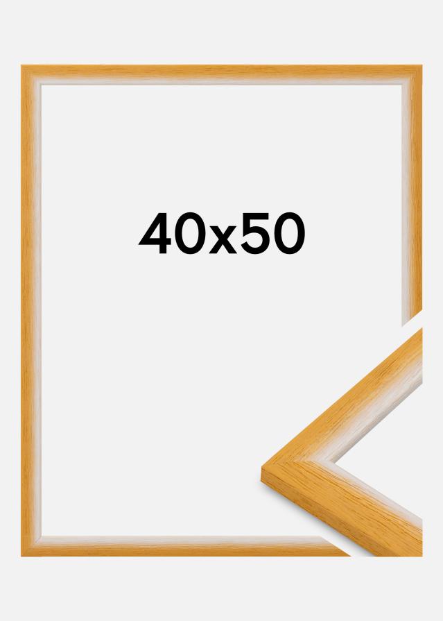 Jämtlands Ramfabrik Rahmen Cornwall Acrylglas Gold 40x50 cm