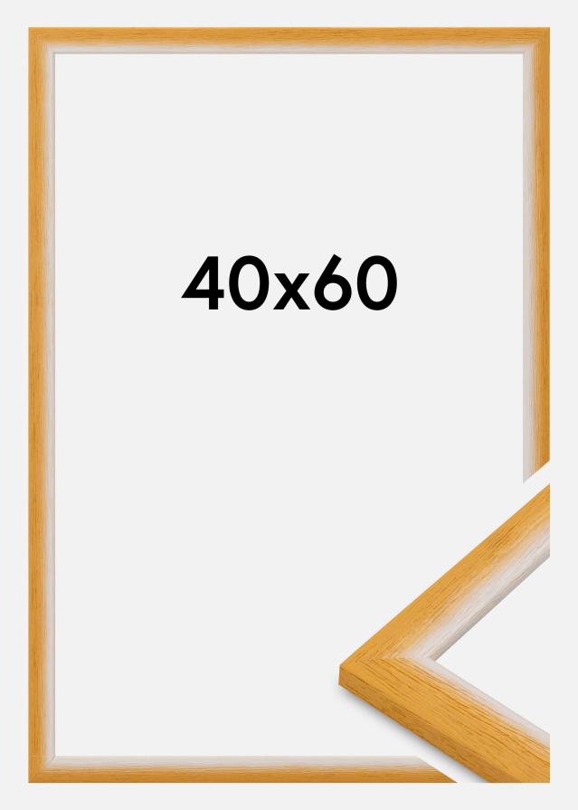 Jämtlands Ramfabrik Rahmen Cornwall Acrylglas Gold 40x60 cm
