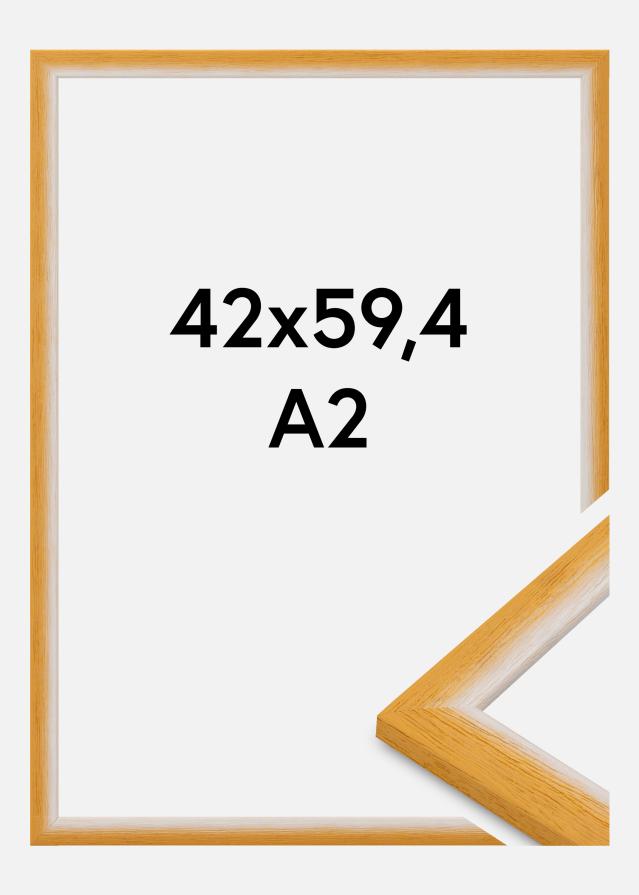 Jämtlands Ramfabrik Rahmen Cornwall Acrylglas Gold 42x59,4 cm (A2)