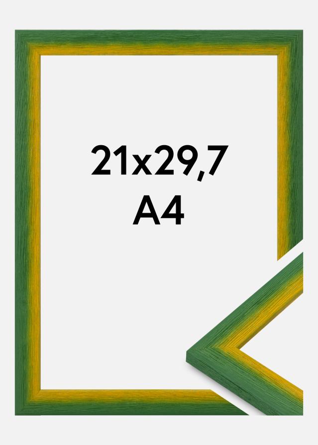 Jämtlands Ramfabrik Rahmen Cornwall Acrylglas Grün 21x29,7 cm (A4)