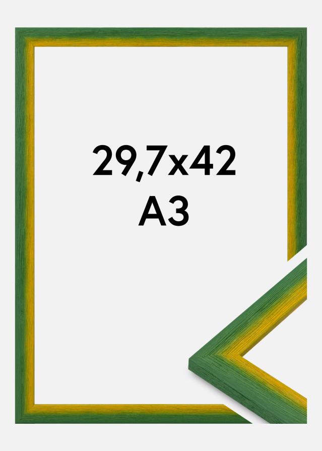 Jämtlands Ramfabrik Rahmen Cornwall Acrylglas Grün 29,7x42 cm (A3)