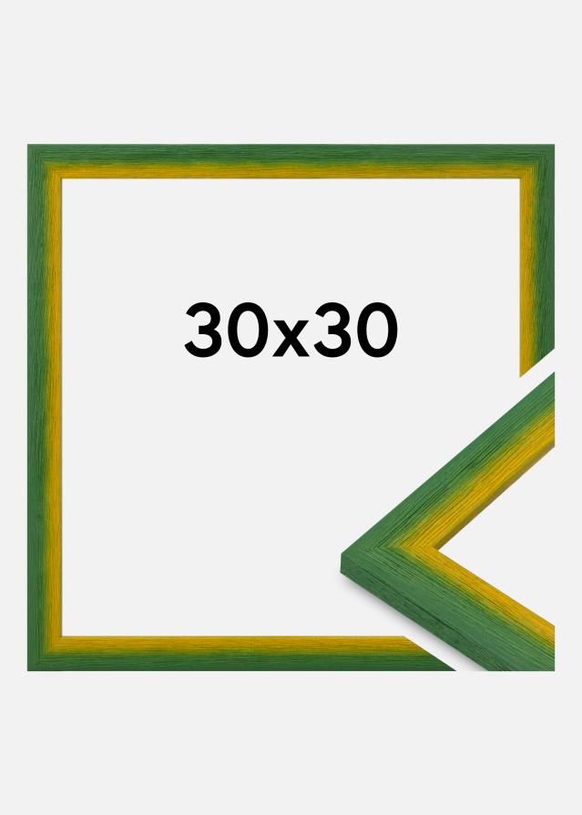 Jämtlands Ramfabrik Rahmen Cornwall Acrylglas Grün 30x30 cm
