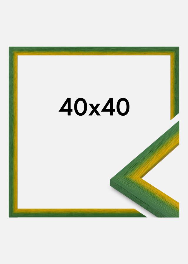 Jämtlands Ramfabrik Rahmen Cornwall Acrylglas Grün 40x40 cm