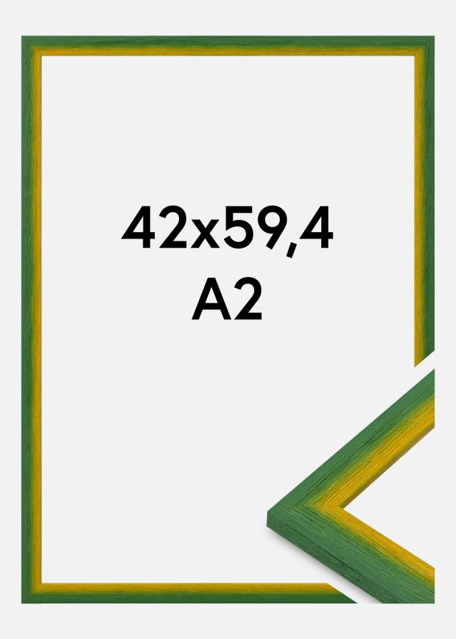 Jämtlands Ramfabrik Rahmen Cornwall Acrylglas Grün 42x59,4 cm (A2)