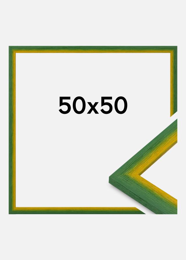 Jämtlands Ramfabrik Rahmen Cornwall Acrylglas Grün 50x50 cm
