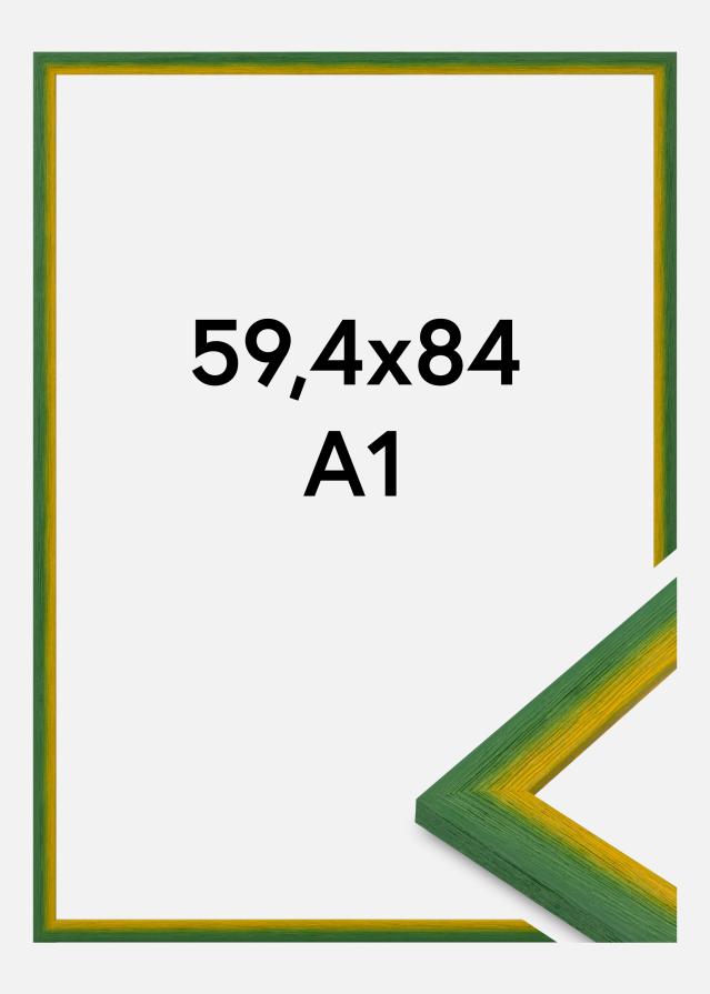 Jämtlands Ramfabrik Rahmen Cornwall Acrylglas Grün 59,4x84,1 cm (A1)