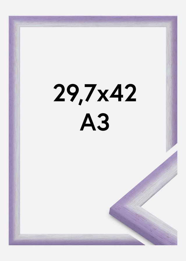 Jämtlands Ramfabrik Rahmen Cornwall Acrylglas Helllila 29,7x42 cm (A3)