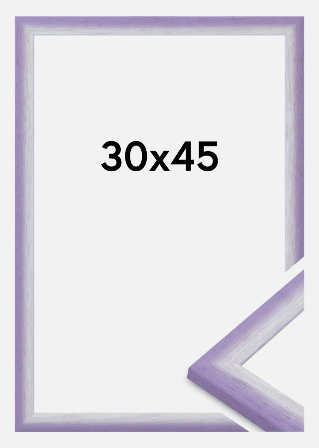 Jämtlands Ramfabrik Rahmen Cornwall Acrylglas Helllila 30x45 cm
