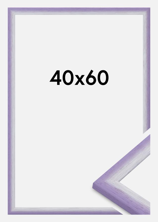 Jämtlands Ramfabrik Rahmen Cornwall Acrylglas Helllila 40x60 cm