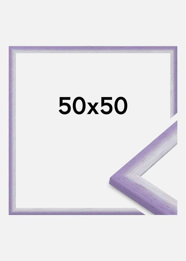 Jämtlands Ramfabrik Rahmen Cornwall Acrylglas Helllila 50x50 cm