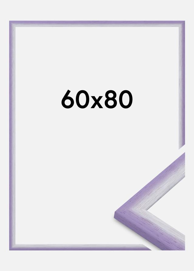Jämtlands Ramfabrik Rahmen Cornwall Acrylglas Helllila 60x80 cm