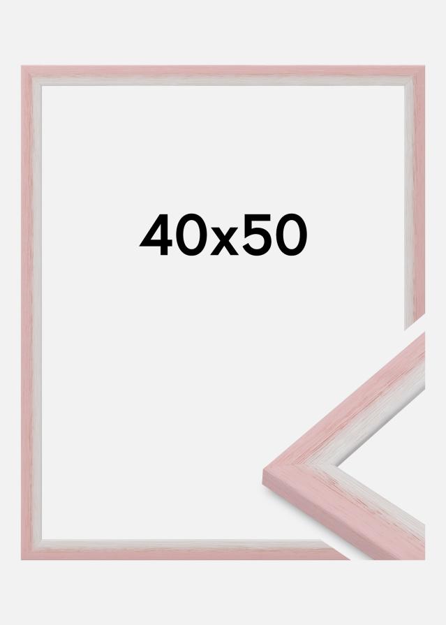 Jämtlands Ramfabrik Rahmen Cornwall Acrylglas Rosa 40x50 cm
