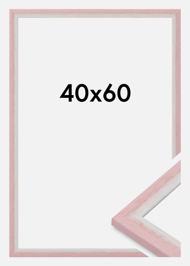 Jämtlands Ramfabrik Rahmen Cornwall Acrylglas Rosa 40x60 cm