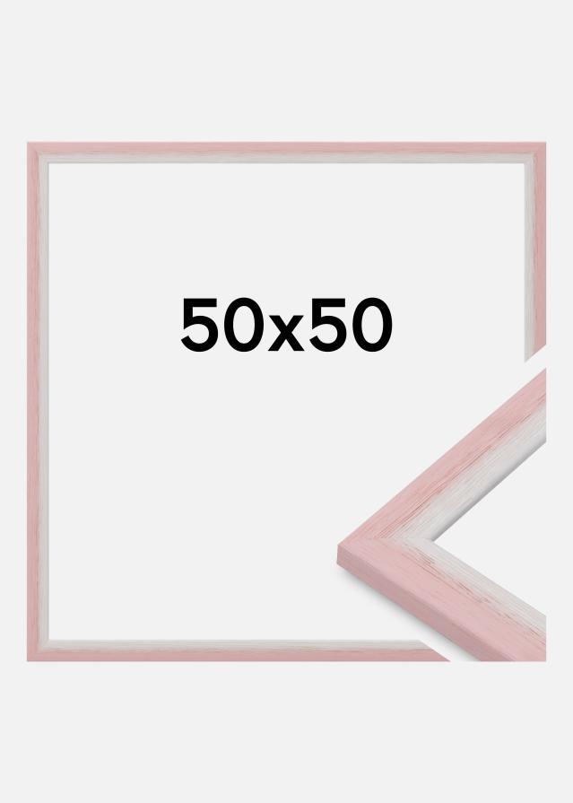 Jämtlands Ramfabrik Rahmen Cornwall Acrylglas Rosa 50x50 cm