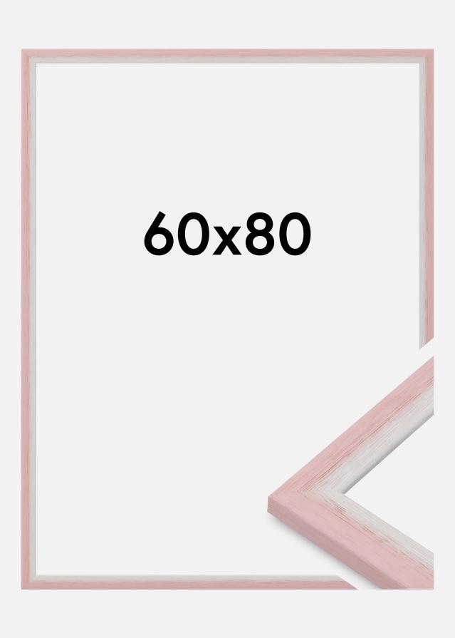 Jämtlands Ramfabrik Rahmen Cornwall Acrylglas Rosa 60x80 cm