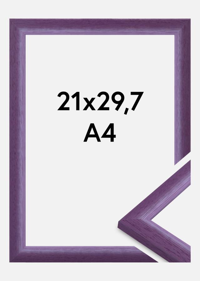 Jämtlands Ramfabrik Rahmen Cornwall Acrylglas Lila 21x29,7 cm (A4)