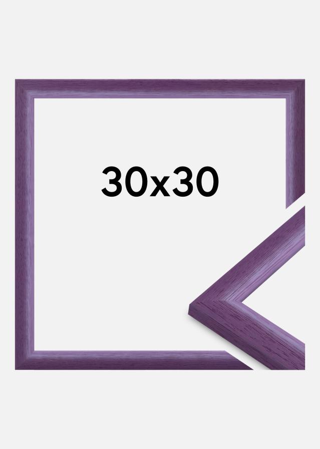 Jämtlands Ramfabrik Rahmen Cornwall Acrylglas Lila 30x30 cm