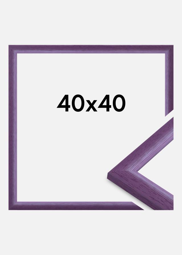 Jämtlands Ramfabrik Rahmen Cornwall Acrylglas Lila 40x40 cm