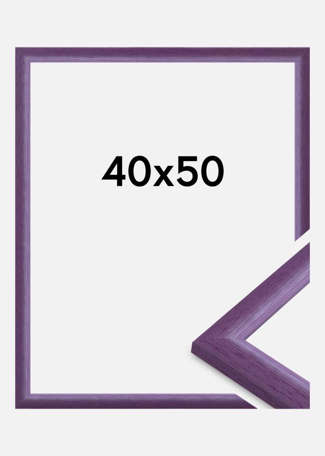 Jämtlands Ramfabrik Rahmen Cornwall Acrylglas Lila 40x50 cm