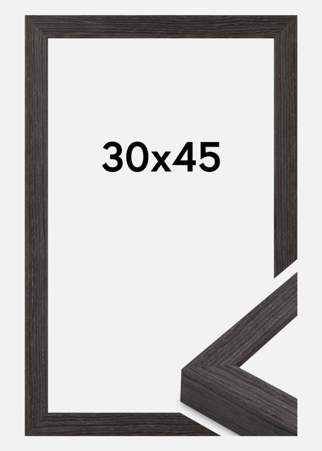 Jämtlands Ramfabrik Rahmen Cotswold Acrylglas Grau 30x45 cm