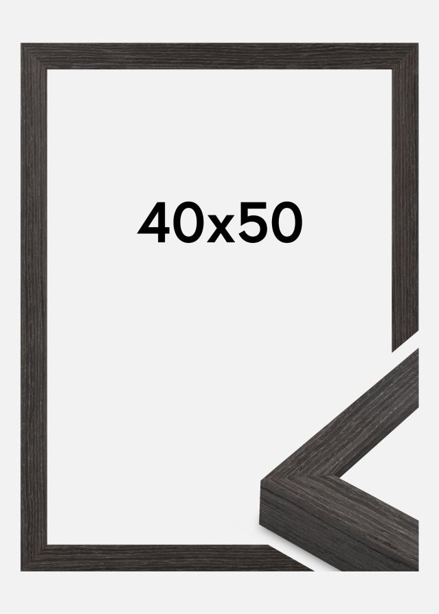 Jämtlands Ramfabrik Rahmen Cotswold Acrylglas Grau 40x50 cm