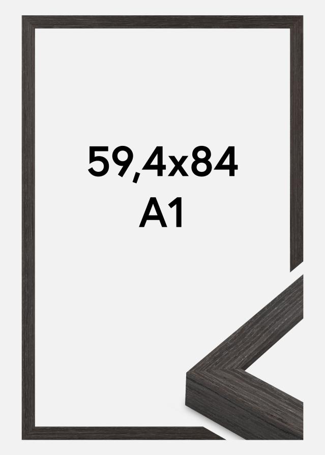 Jämtlands Ramfabrik Rahmen Cotswold Acrylglas Grau 59,4x84,1 cm (A1)