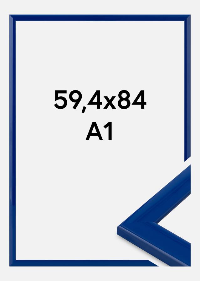 Jämtlands Ramfabrik Rahmen Dorset Acrylglas Dunkelblau 59,4x84,1 cm (A1)