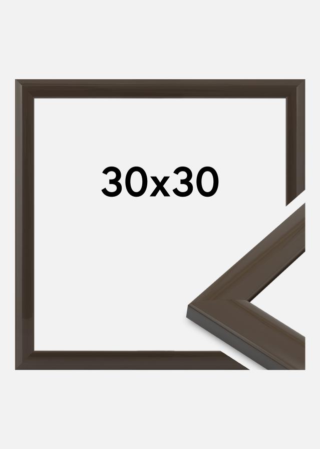 Jämtlands Ramfabrik Rahmen Dorset Acrylglas Dunkelgrau 30x30 cm