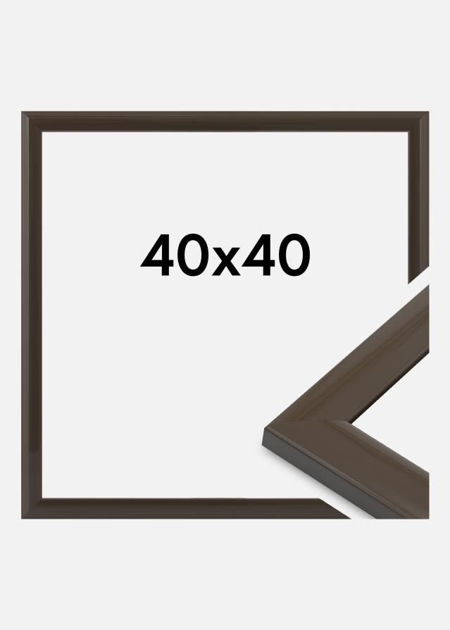 Jämtlands Ramfabrik Rahmen Dorset Acrylglas Dunkelgrau 40x40 cm