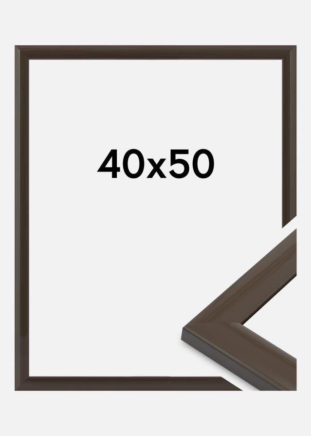 Jämtlands Ramfabrik Rahmen Dorset Acrylglas Dunkelgrau 40x50 cm