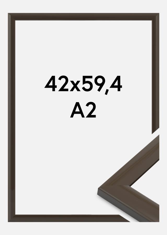 Jämtlands Ramfabrik Rahmen Dorset Acrylglas Dunkelgrau 42x59,4 cm (A2)