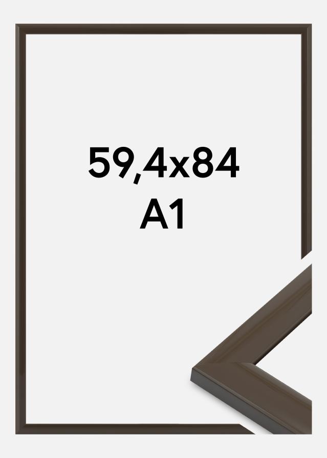 Jämtlands Ramfabrik Rahmen Dorset Acrylglas Dunkelgrau 59,4x84,1 cm (A1)