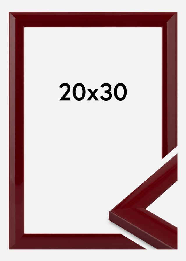 Jämtlands Ramfabrik Rahmen Dorset Acrylglas Dunkelrot 20x30 cm