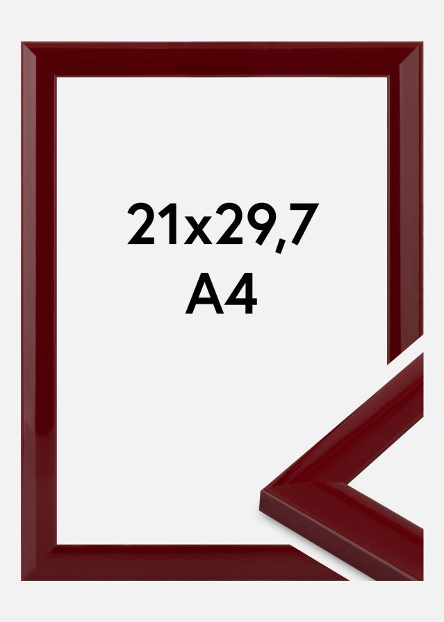 Jämtlands Ramfabrik Rahmen Dorset Acrylglas Dunkelrot 21x29,7 cm (A4)