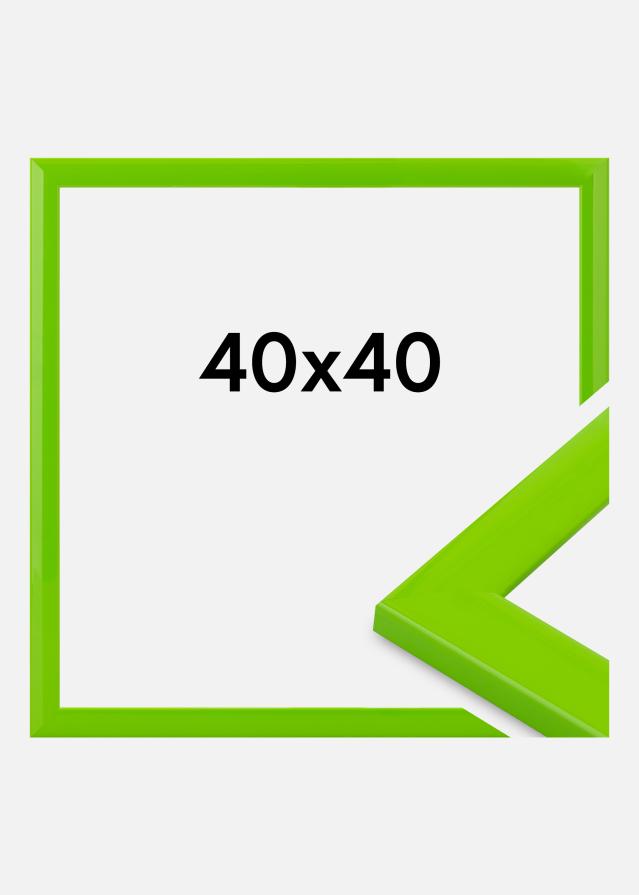 Jämtlands Ramfabrik Rahmen Dorset Acrylglas Hellgrün 40x40 cm