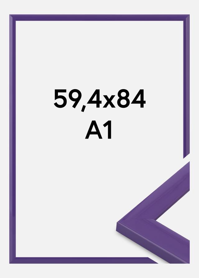 Jämtlands Ramfabrik Rahmen Dorset Acrylglas Lila 59,4x84,1 cm (A1)