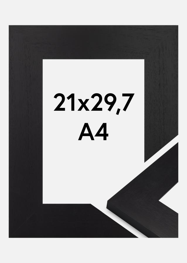 Jämtlands Ramfabrik Rahmen Dover Acrylglas Schwarz 21x29,7 cm (A4)