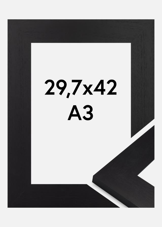 Jämtlands Ramfabrik Rahmen Dover Acrylglas Schwarz 29,7x42 cm (A3)