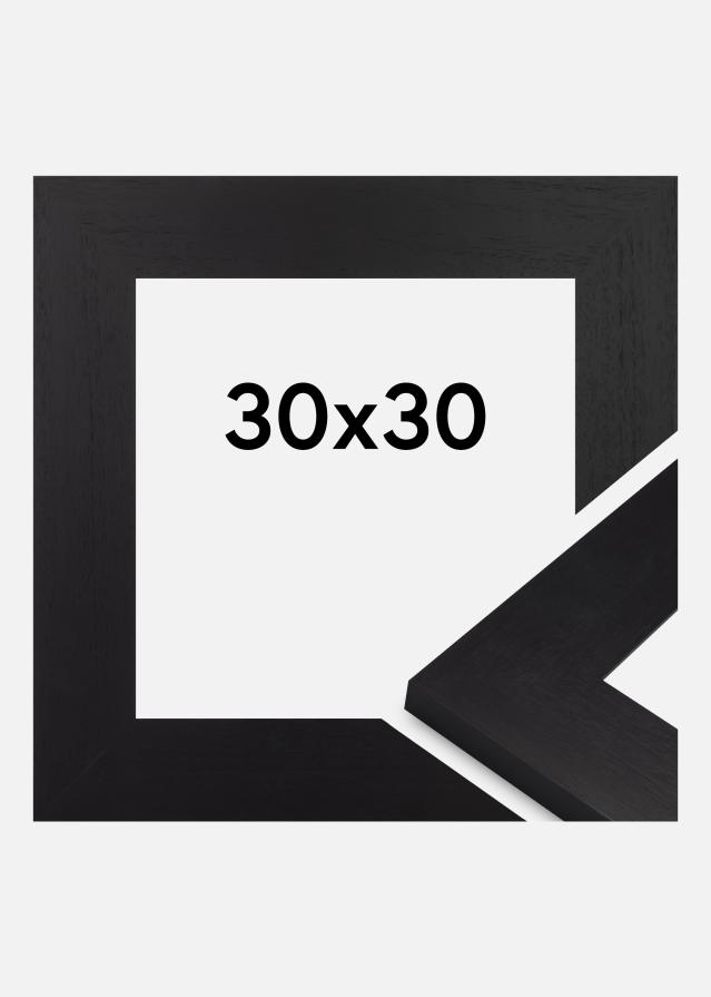 Jämtlands Ramfabrik Rahmen Dover Acrylglas Schwarz 30x30 cm