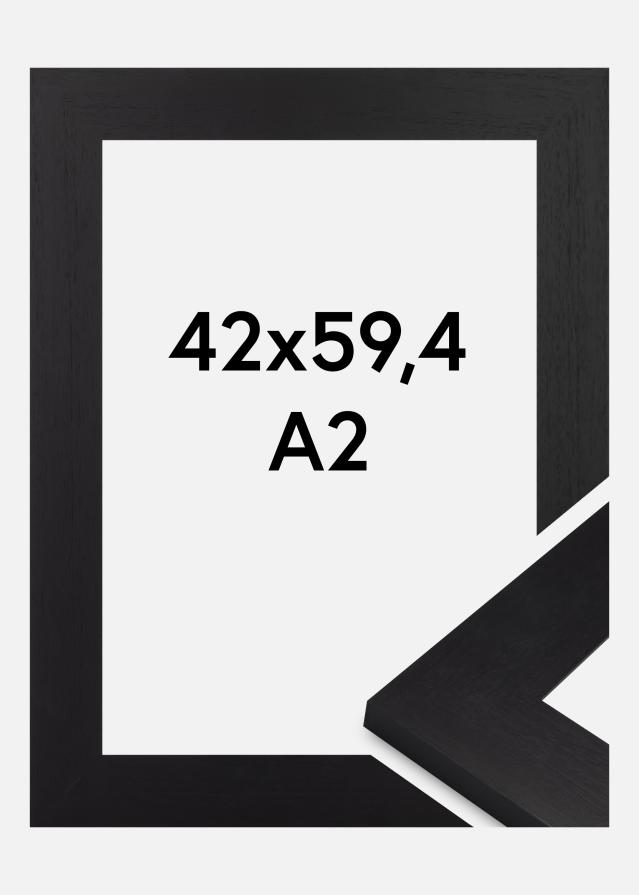 Jämtlands Ramfabrik Rahmen Dover Acrylglas Schwarz 42x59,4 cm (A2)