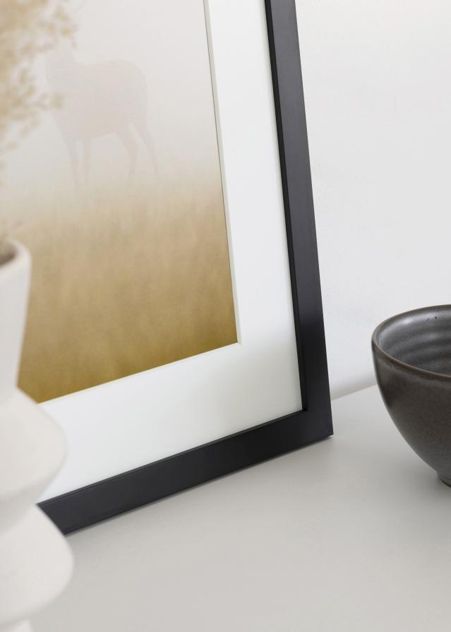 Jämtlands Ramfabrik Rahmen Jämtland Acrylglas Schwarz 4x40 inches (10,16x101,6 cm)